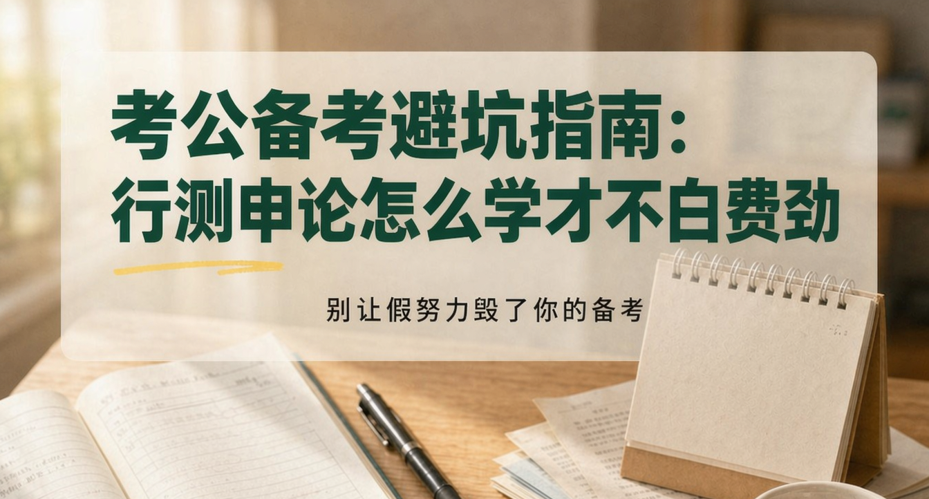 考公人的时间账：120分钟怎么分配才不亏